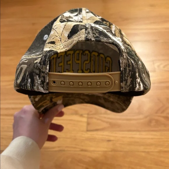Zach Bryan Quittin Time Tour Merch 2024 ZB Godspeed Camo Hat - Picture 3 of 6